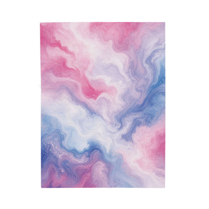 Bigender Watercolor Marble Swirl Blanket