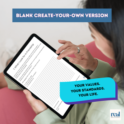 Relationship Reality Check | Healthy Boundaries Worksheet & Tracker