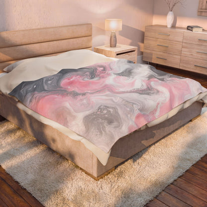 Demigirl Watercolor Marble Swirl Blanket