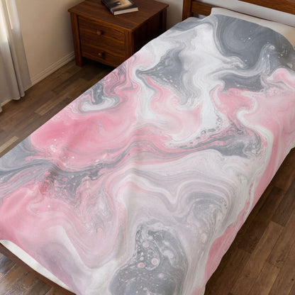 Demigirl Watercolor Marble Swirl Blanket