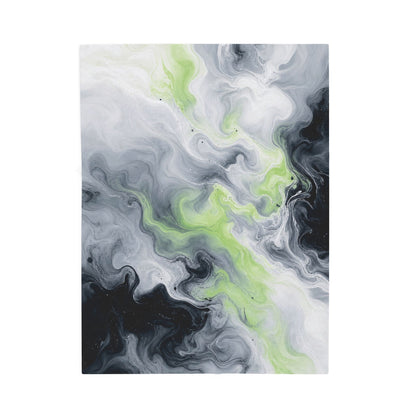 Agender Watercolor Marble Swirl Blanket