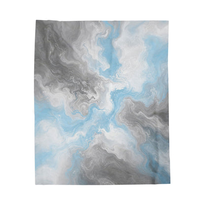 Demiboy Watercolor Marble Swirl Blanket