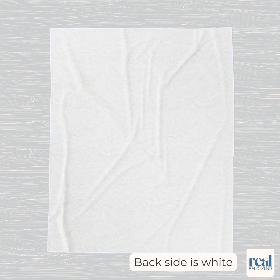 Transgender Watercolor Marble Swirl Blanket