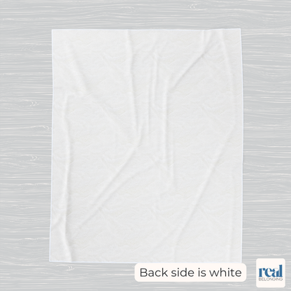 Transgender Watercolor Marble Swirl Blanket
