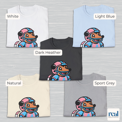 Football Possum T-Shirt | 4 Fur Color Choices | Adorable AF