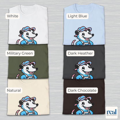 Transgender Possum Pride T-Shirt | Adorable AF
