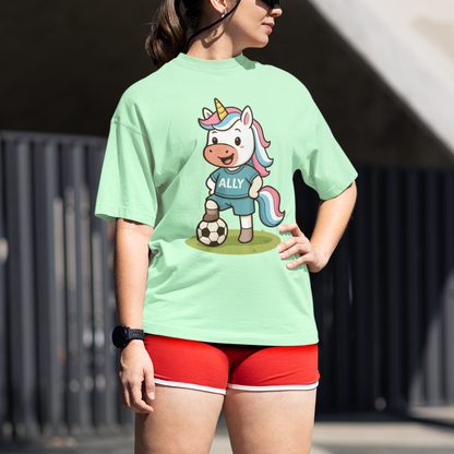 Ally Unicorn Soccer Player T-shirt