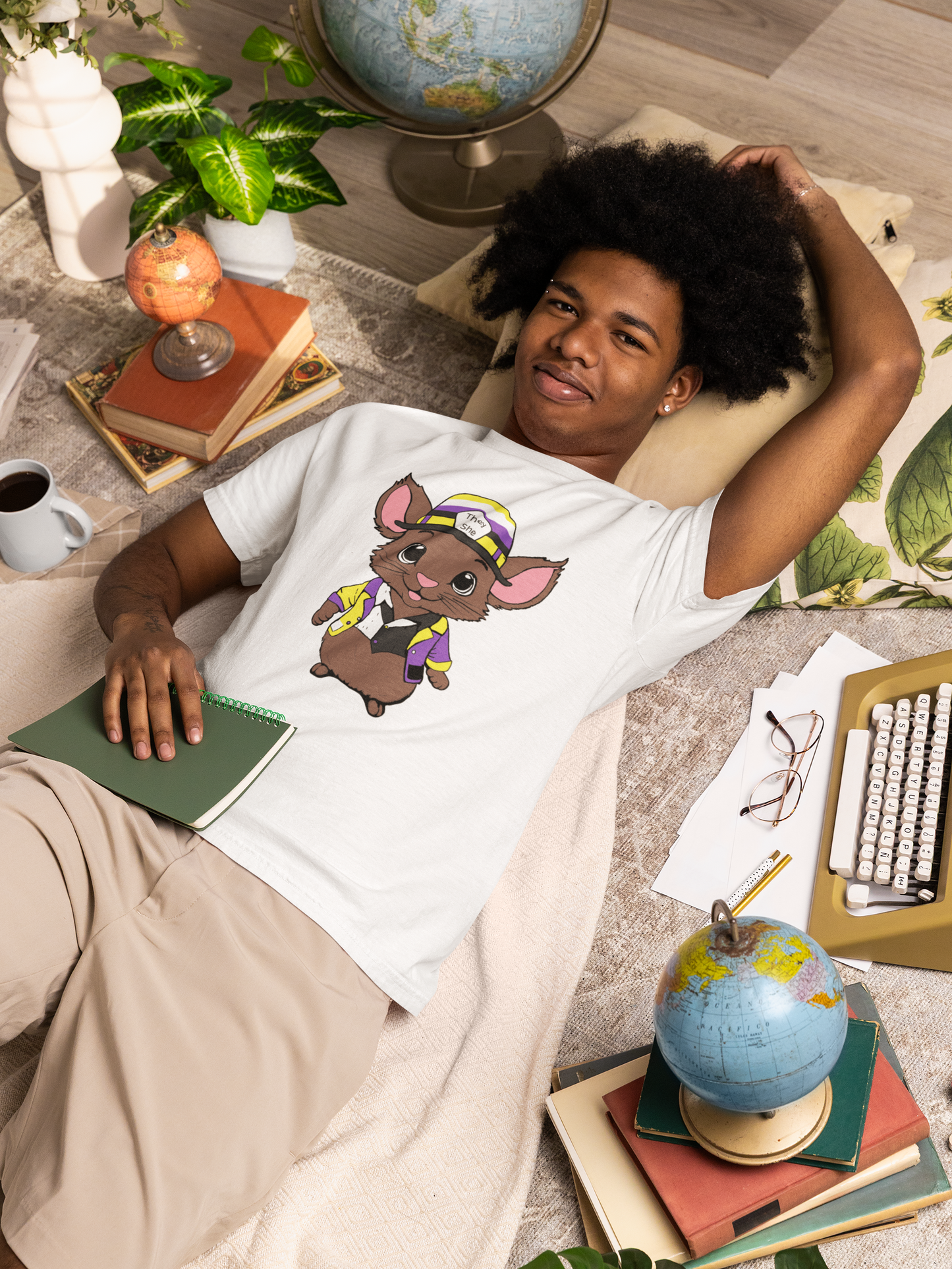Personalized Nonbinary Mouse T-shirt