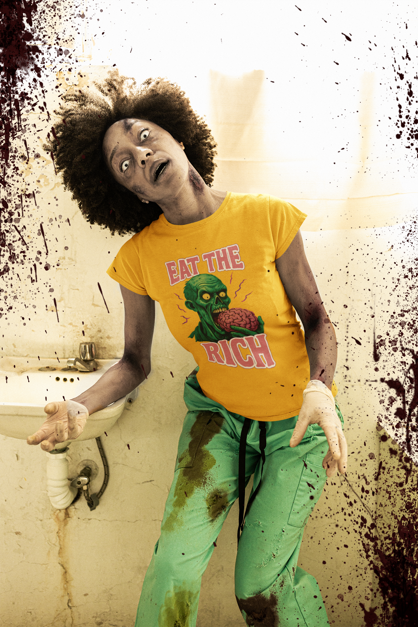 Zombie “Eat the Rich” T-Shirt