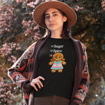 Sugar, Spice & Everything Nice Gingerbread T-shirt