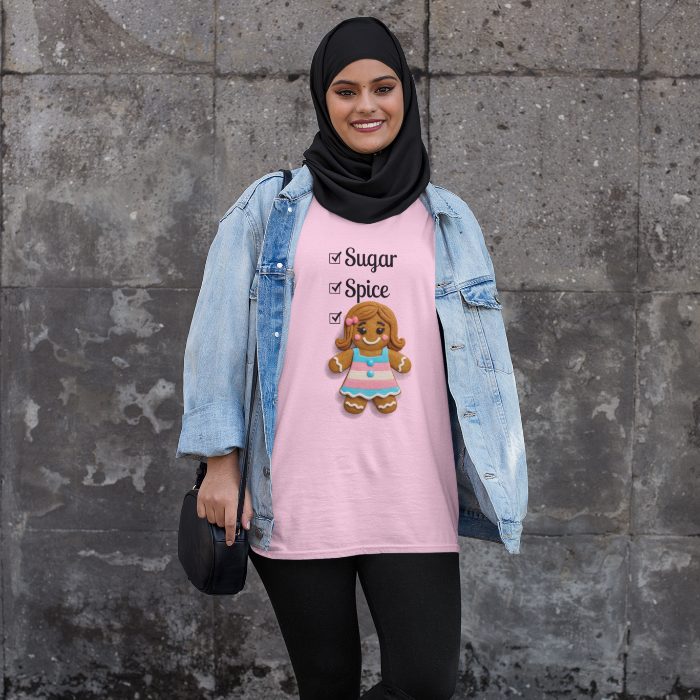 Sugar, Spice & Everything Nice Gingerbread T-shirt