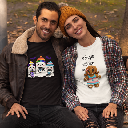 Sugar, Spice, and Everything Nice Long Sleeve Transgender Gingerbread Shirt