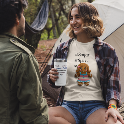 Sugar, Spice, and Everything Nice Long Sleeve Transgender Gingerbread Shirt