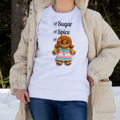 Sugar & Spice Gingerbread Girl Transgender Sweatshirt