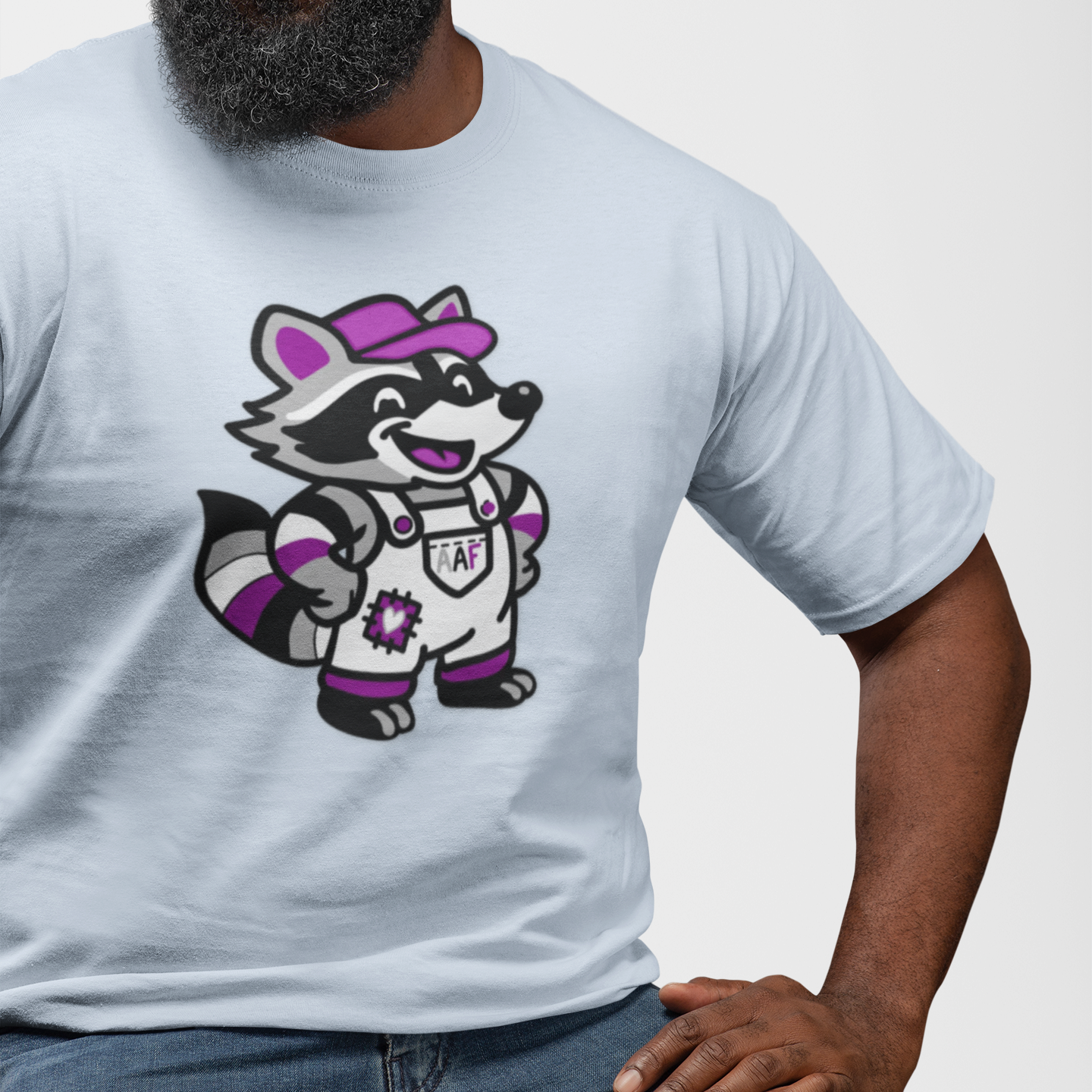 Adorable AF Asexual Raccoon T-shirt