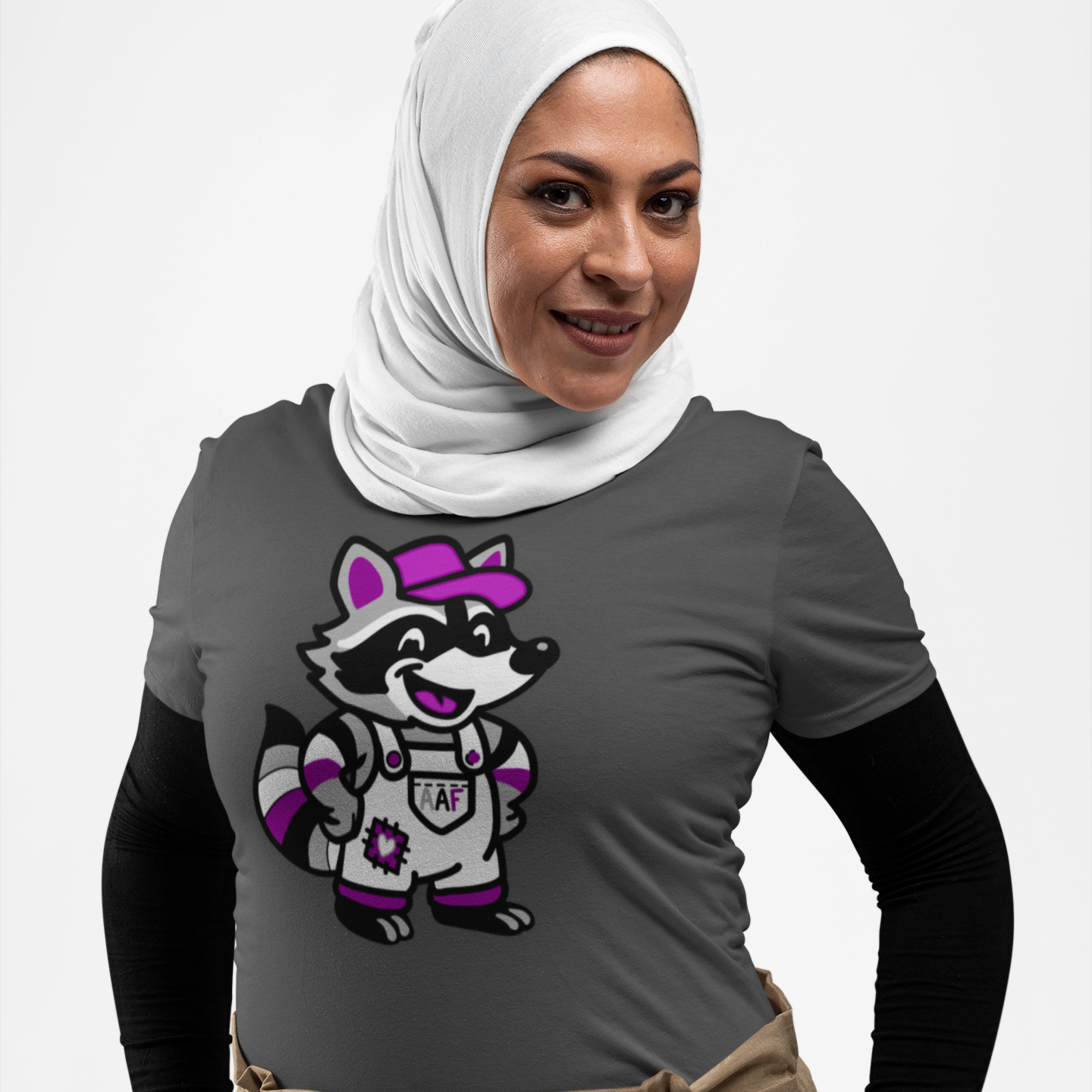 Adorable AF Asexual Raccoon T-shirt