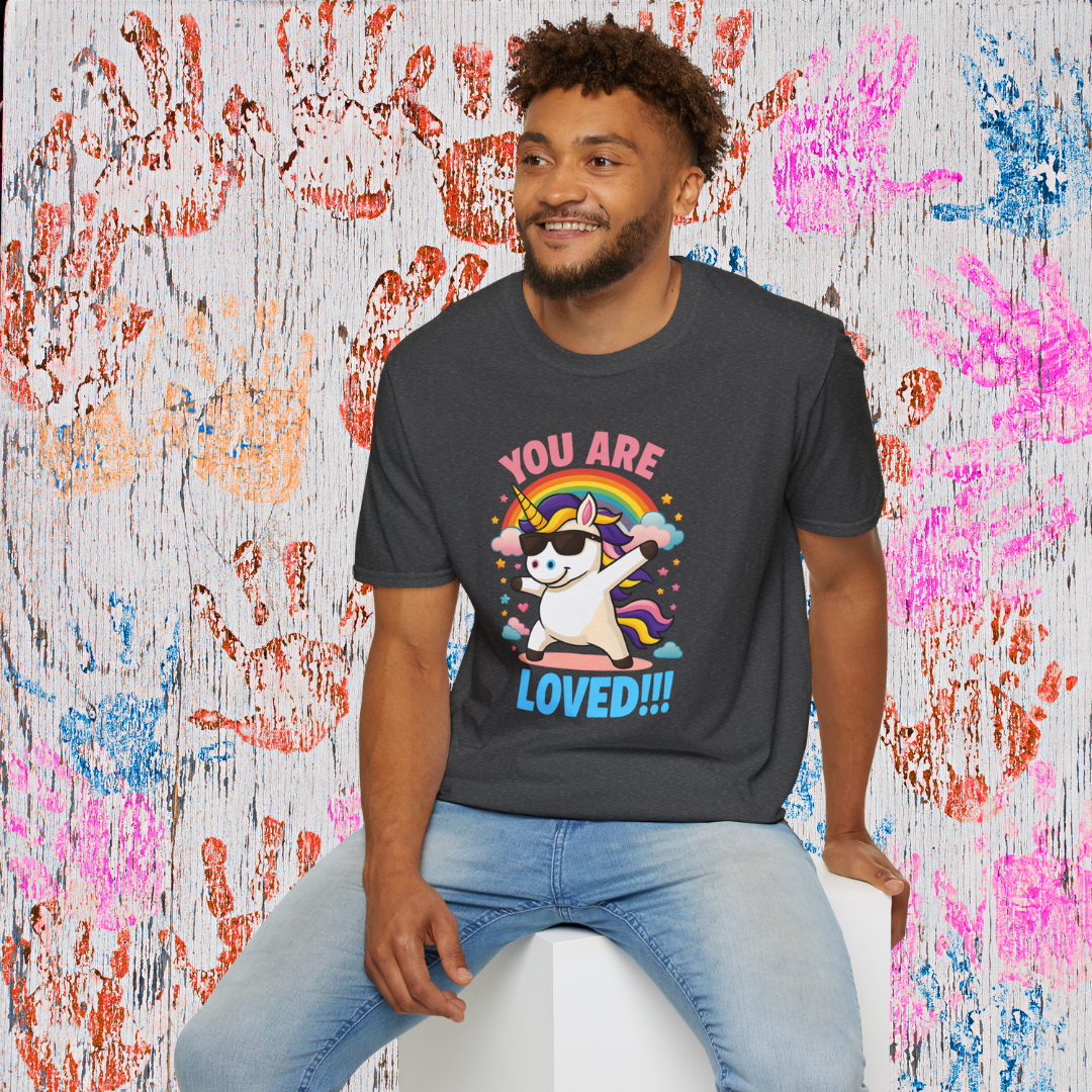 You Are Loved Unicorn T-shirt (Adult)