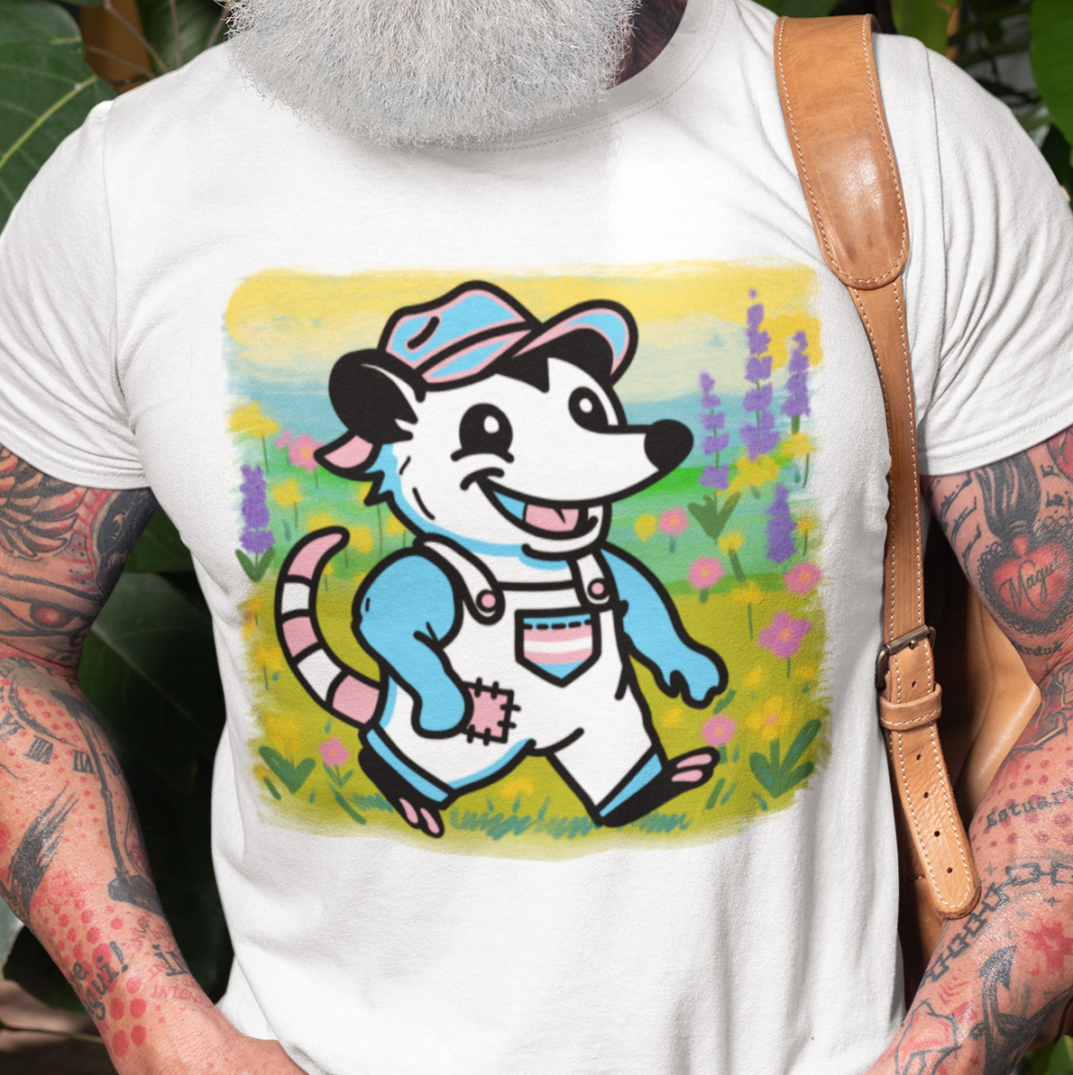 Trans Possum Wildflower Stroll | Adorable AF