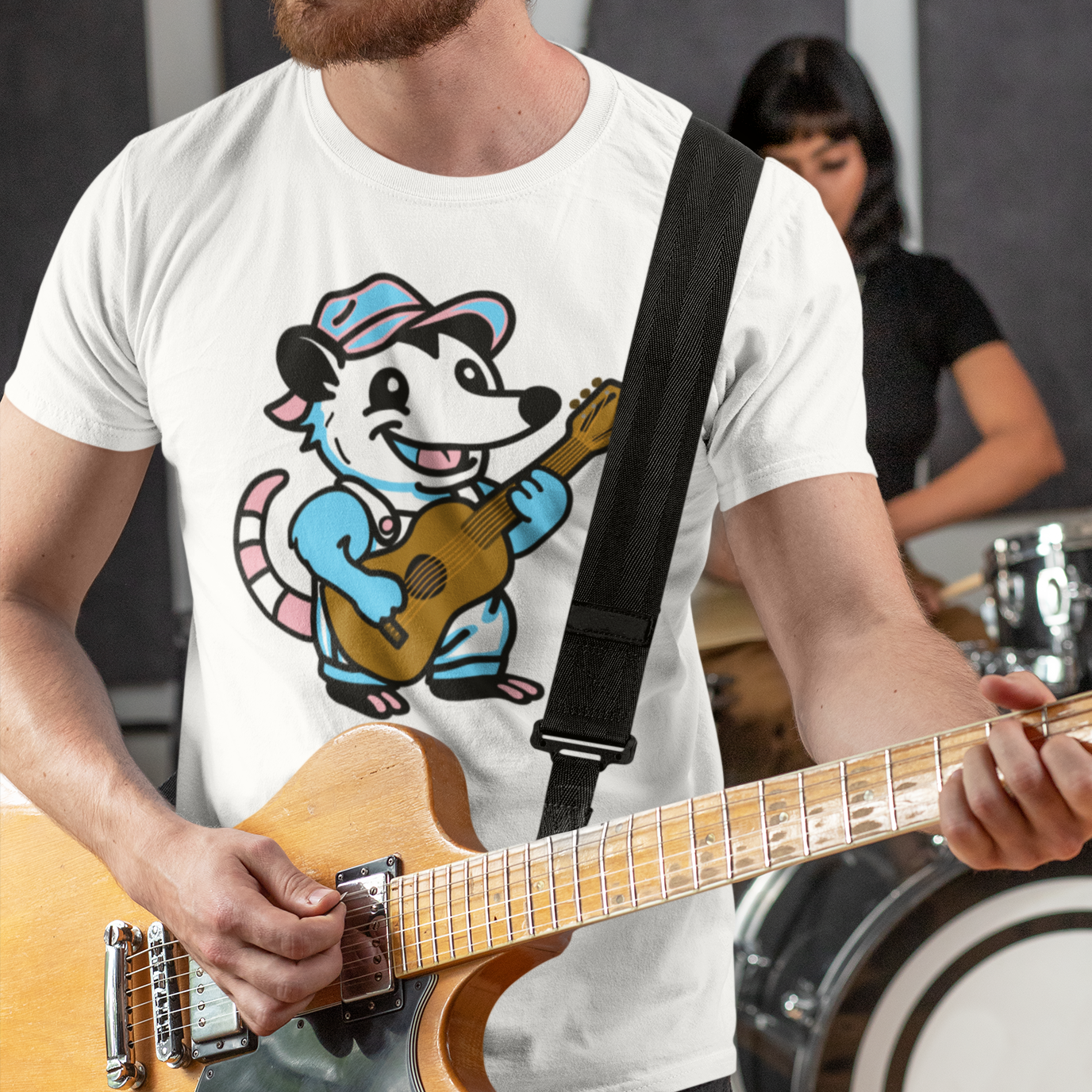 Trans Possum Guitar | Adorable AF