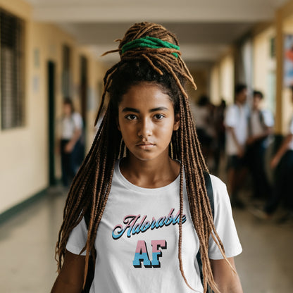 Adorable AF | Subtle Trans Pride Shirt