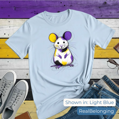 Adorable Non-binary Mouse T-shirt