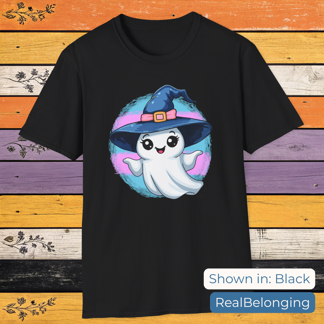Witch-Ghost Transgender Moon T-shirt