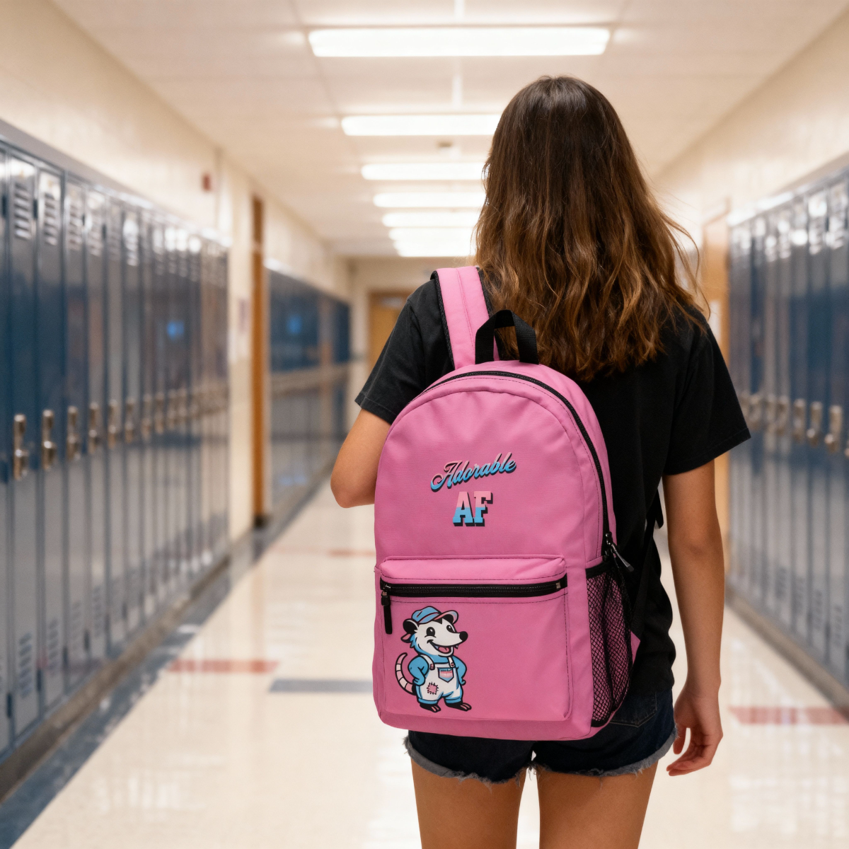 Adorable AF Transgender Possum | Purple, Blue, or Pink Backpack