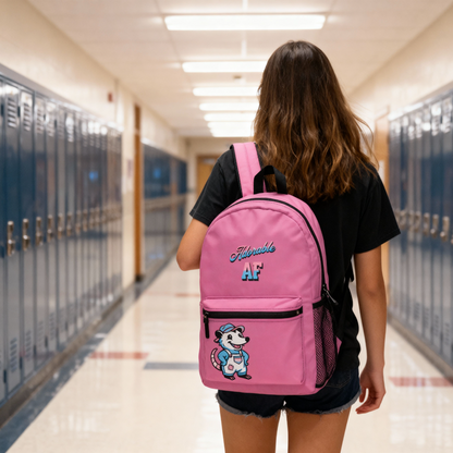 Adorable AF Transgender Possum | Purple, Blue, or Pink Backpack