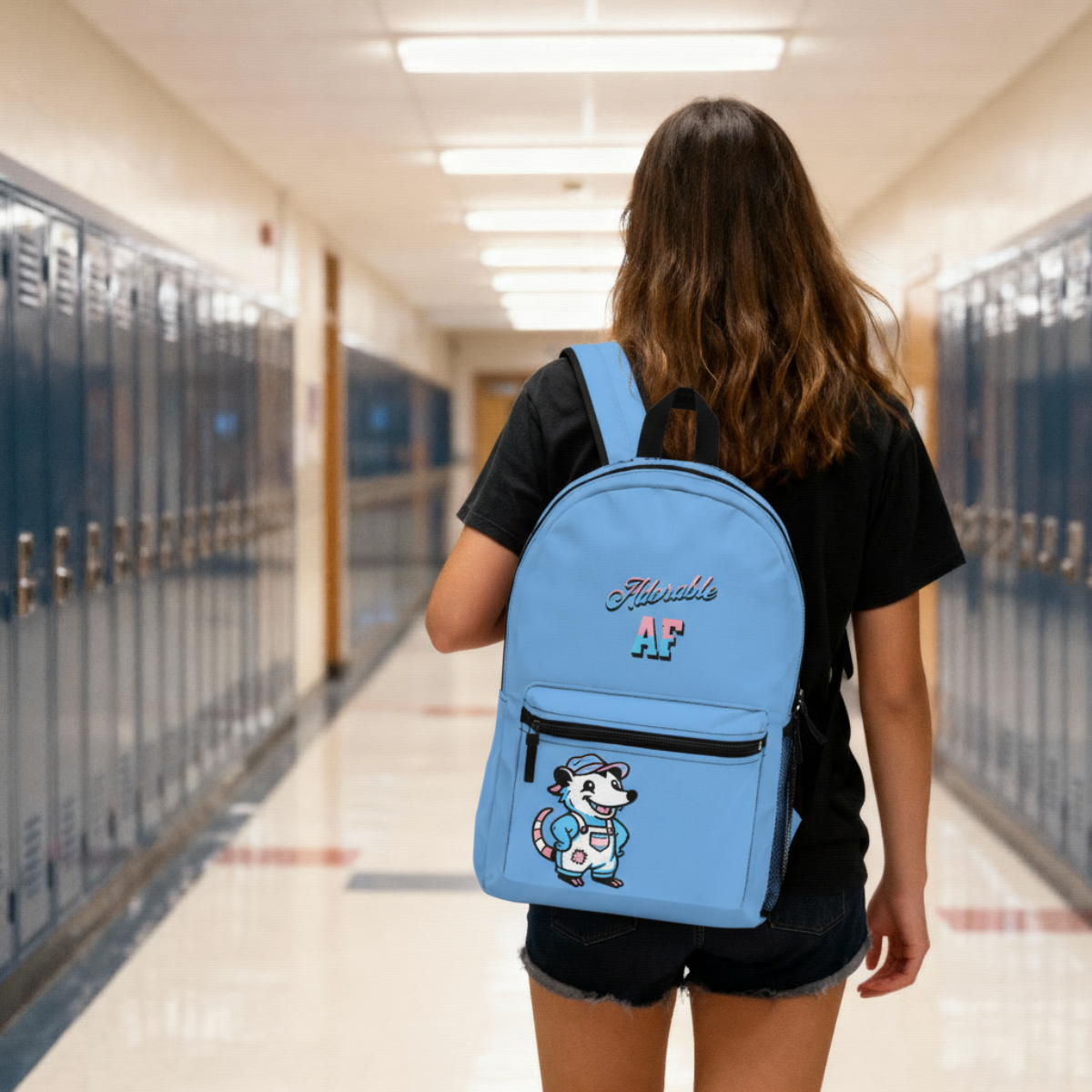 Adorable AF Transgender Possum | Purple, Blue, or Pink Backpack