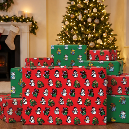 Queer Possum Pals Gift Wrapping Paper | Adorable AF Collection