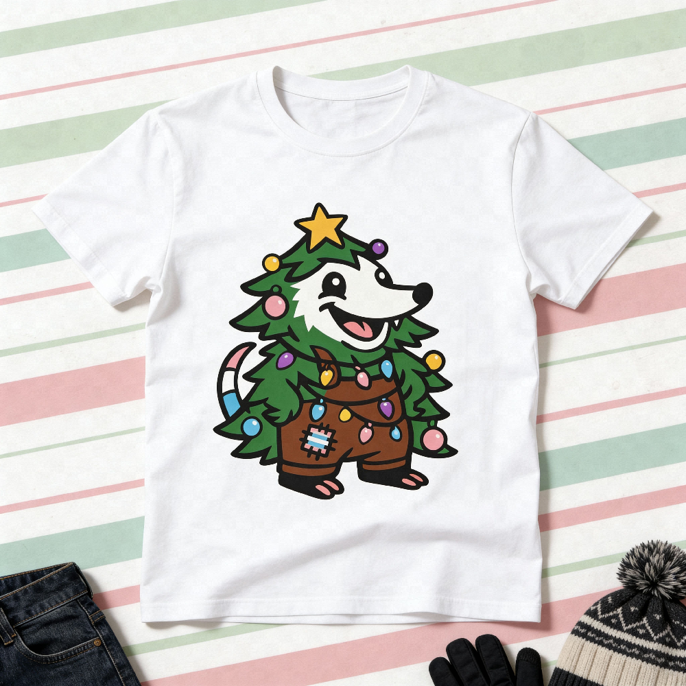 Trans Christmas Tree Possum Adorable AF Collection | 4 Fur Colors
