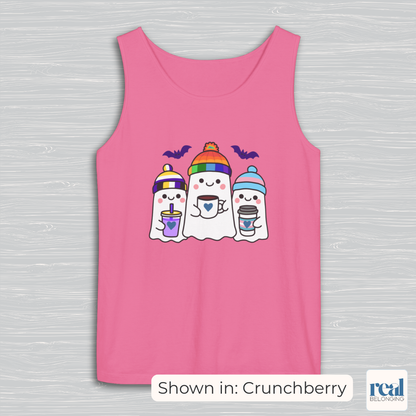 Three Queer Ghosts Tank Top
