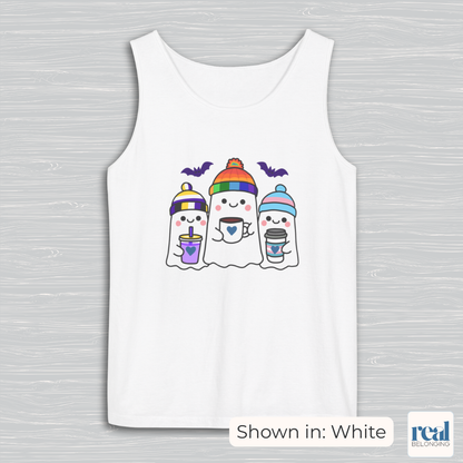 Three Queer Ghosts Tank Top
