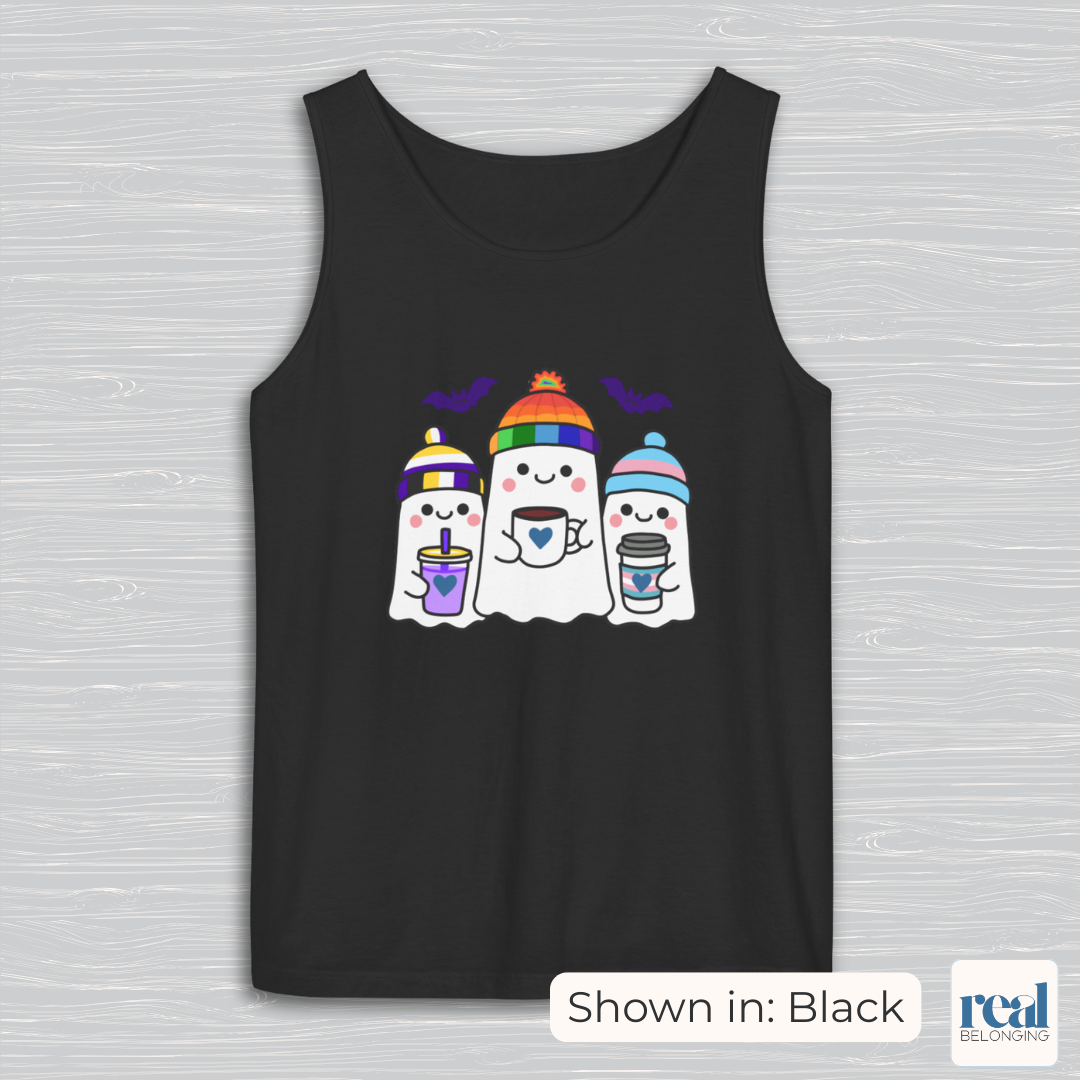Three Queer Ghosts Tank Top