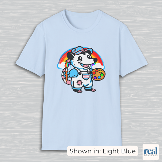 Trans Possum Rainbow Painter | Adorable AF