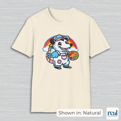 Trans Possum Rainbow Painter | Adorable AF