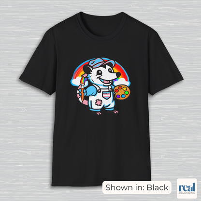 Trans Possum Rainbow Painter | Adorable AF