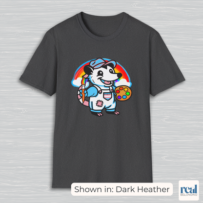 Trans Possum Rainbow Painter | Adorable AF