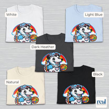 Trans Possum Rainbow Painter | Adorable AF