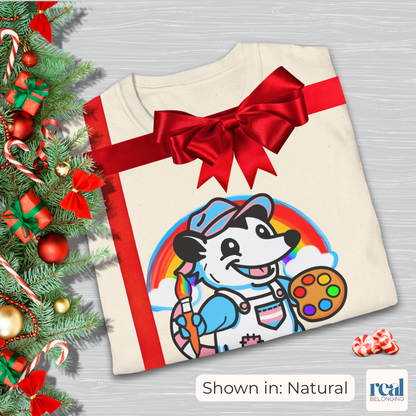 Trans Possum Rainbow Painter | Adorable AF