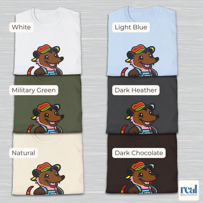 Rainbow Progress Pride Possum T-Shirt | Adorable AF