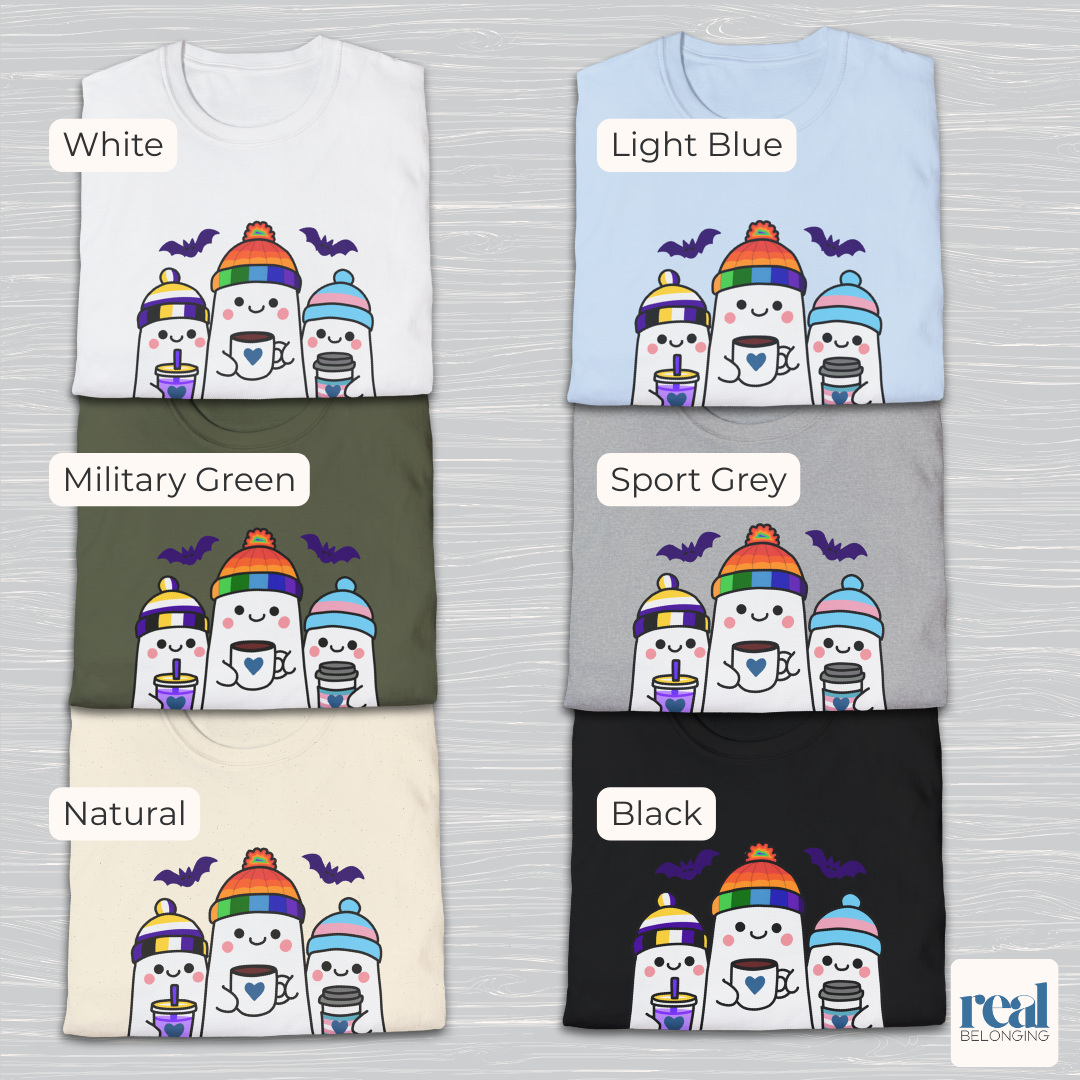 Adorable Queer, Trans, and Non-binary Ghosts