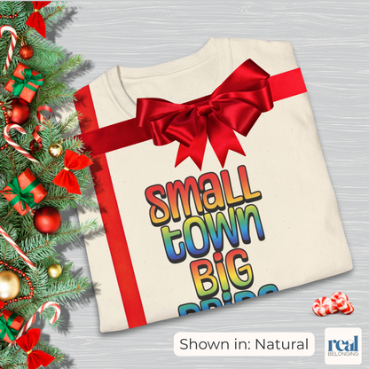 Small Town Big Pride | Rainbow Pride T-shirt