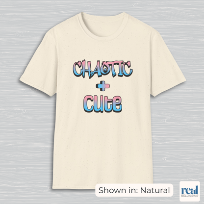 Chaotic + Cute | Subtle Trans Joy Shirt