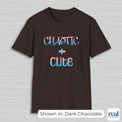 Chaotic + Cute | Subtle Trans Joy Shirt