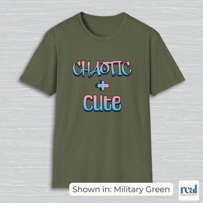 Chaotic + Cute | Subtle Trans Joy Shirt