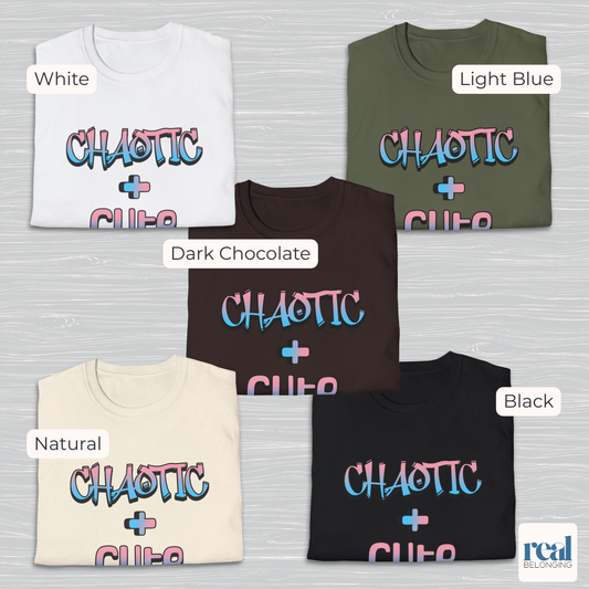 Chaotic + Cute | Subtle Trans Joy Shirt
