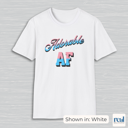 Adorable AF | Subtle Trans Pride Shirt