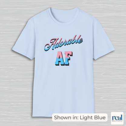Adorable AF | Subtle Trans Pride Shirt