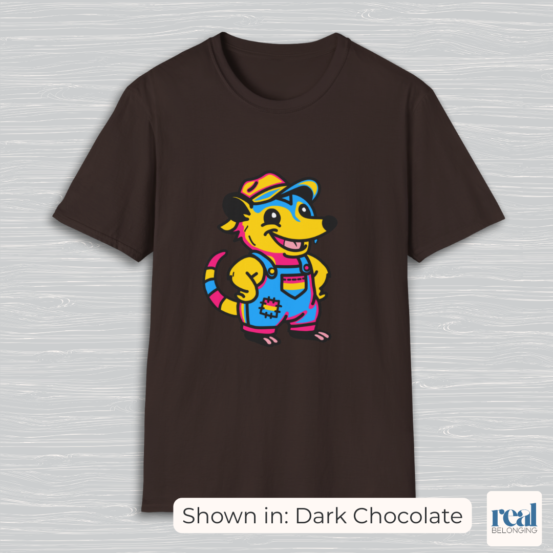 Pansexual Possum Pride T-Shirt | Adorable AF